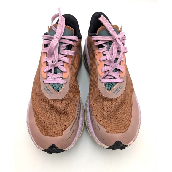 Craft Endurance Trail Running Sneaker Shoes Women's Mud/Whiz Size US8.5 EU40 - Picture 10 of 11